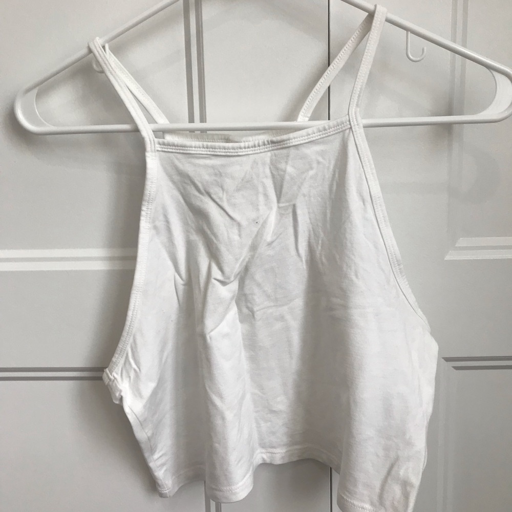 White Crop Top